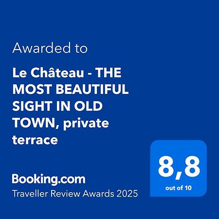 Le Chateau - The Most Beautiful Sight In Old Town, Private Terrace Niza Exterior foto