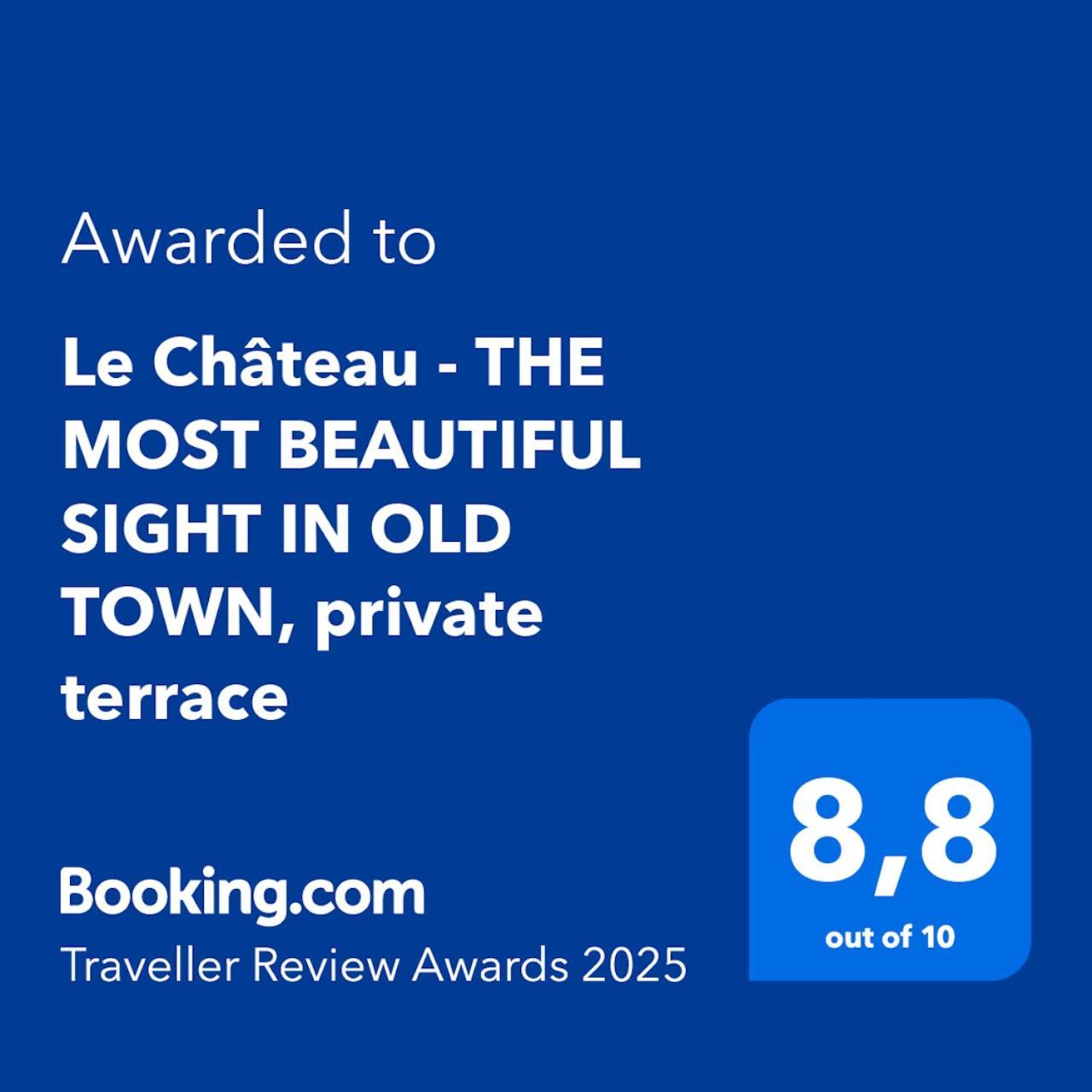 Le Chateau - The Most Beautiful Sight In Old Town, Private Terrace Niza Exterior foto