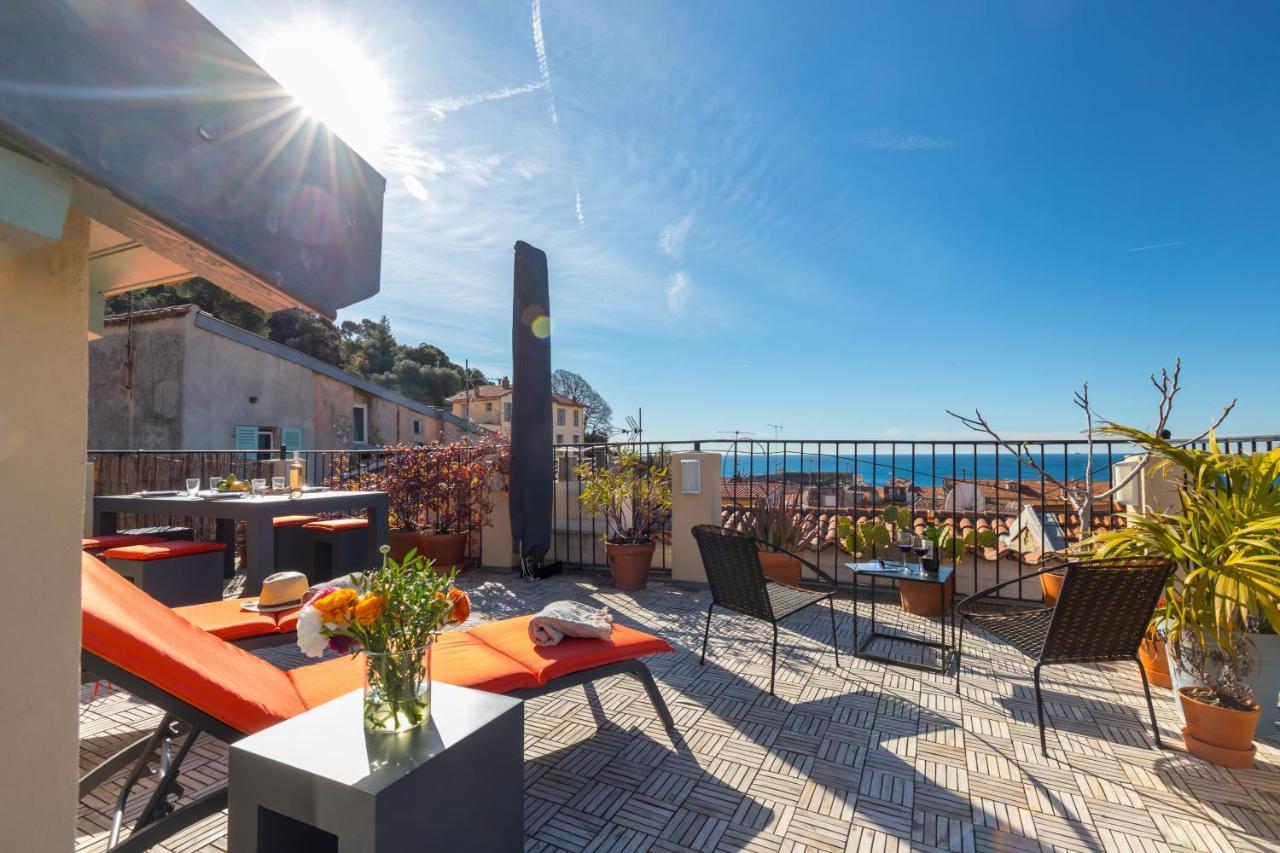 Le Chateau - The Most Beautiful Sight In Old Town, Private Terrace Niza Exterior foto
