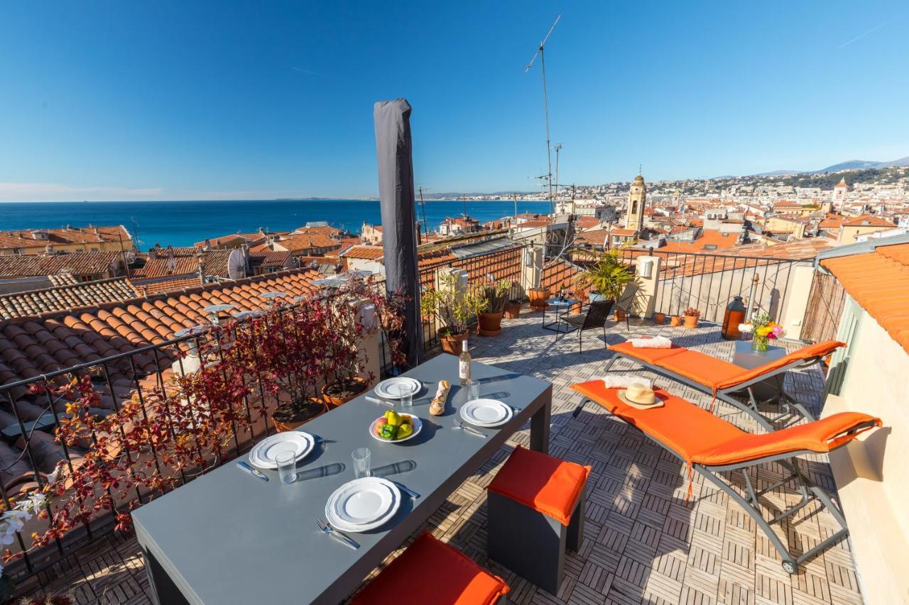 Le Chateau - The Most Beautiful Sight In Old Town, Private Terrace Niza Exterior foto