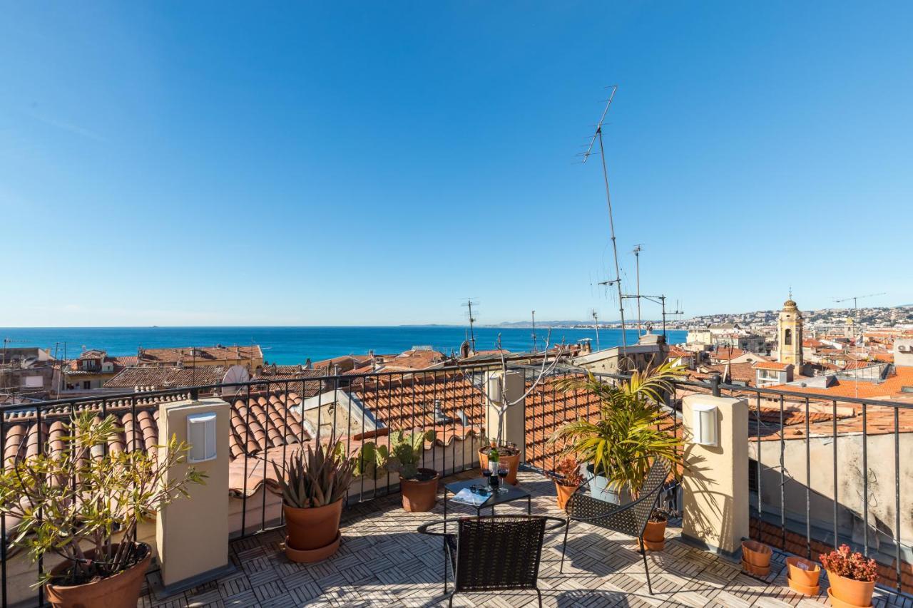 Le Chateau - The Most Beautiful Sight In Old Town, Private Terrace Niza Exterior foto