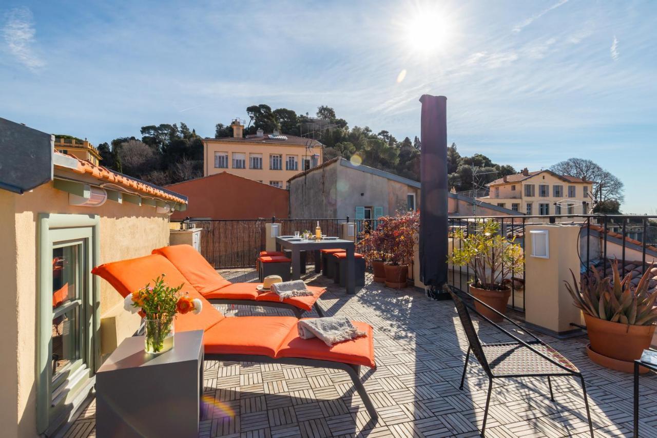 Le Chateau - The Most Beautiful Sight In Old Town, Private Terrace Niza Exterior foto