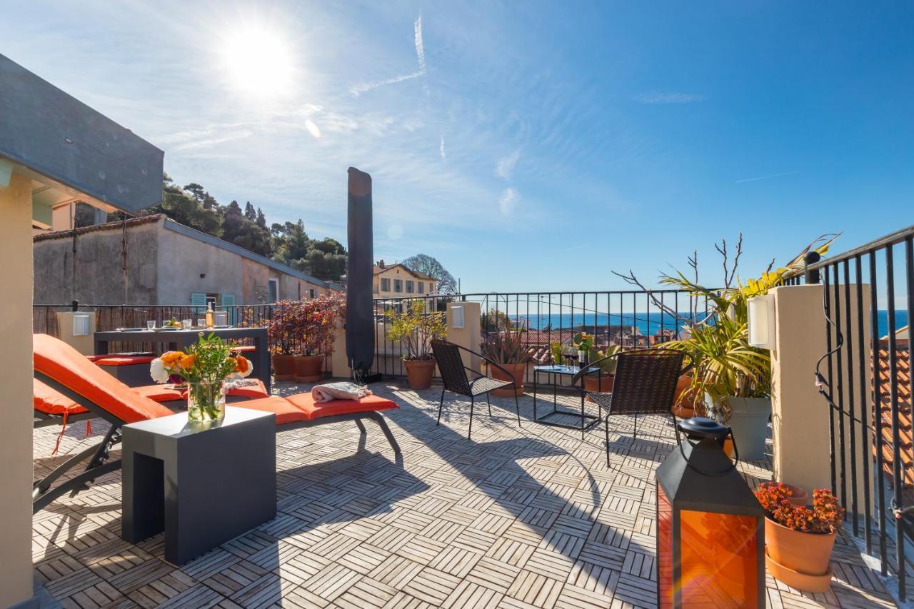 Le Chateau - The Most Beautiful Sight In Old Town, Private Terrace Niza Exterior foto