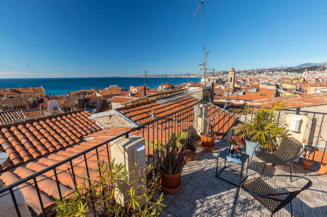 Le Chateau - The Most Beautiful Sight In Old Town, Private Terrace Niza Exterior foto