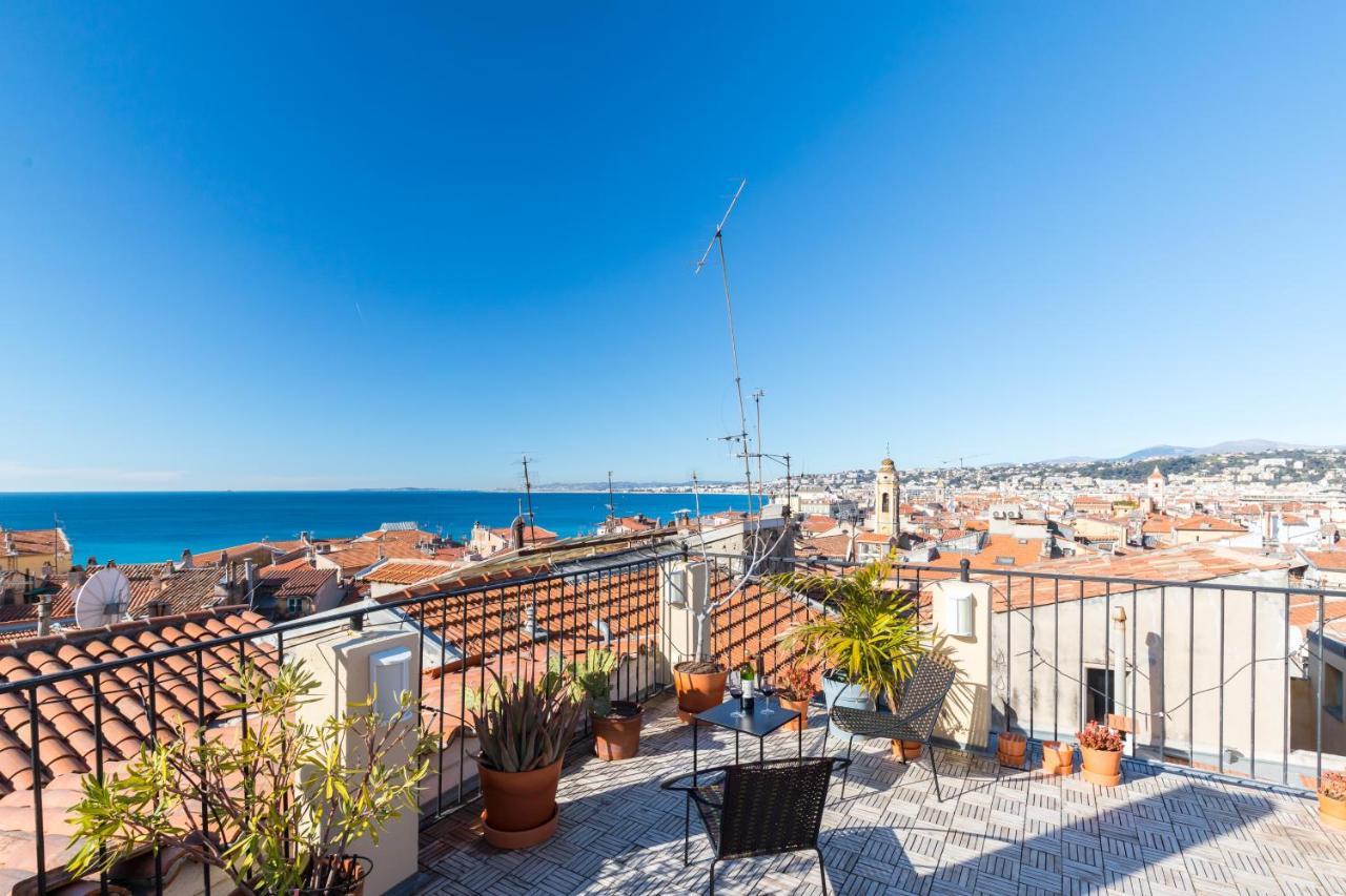 Le Chateau - The Most Beautiful Sight In Old Town, Private Terrace Niza Exterior foto
